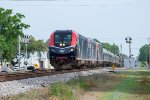 The southbound Silver Meteor speeds through Folkston